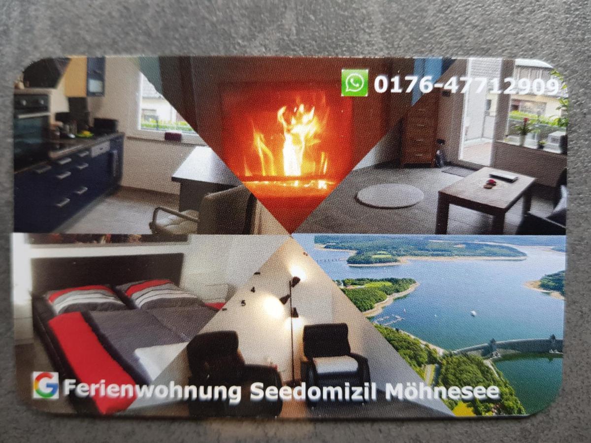 --- Seedomizil --- Moderne Ferienwohnung Mit Terrasse Möhnesee Buitenkant foto